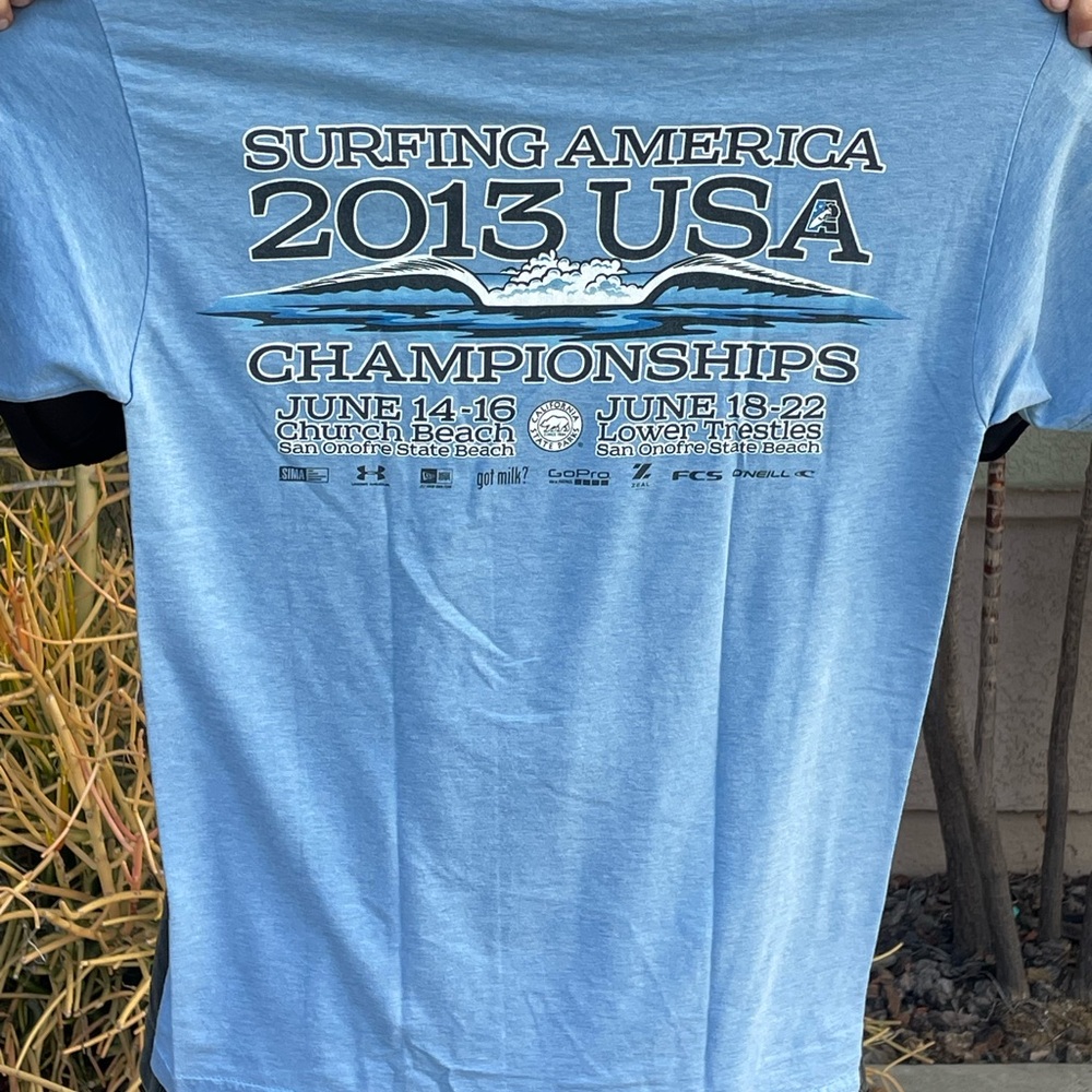 Blue Surfing America 2013 USA Championships T-Shirt